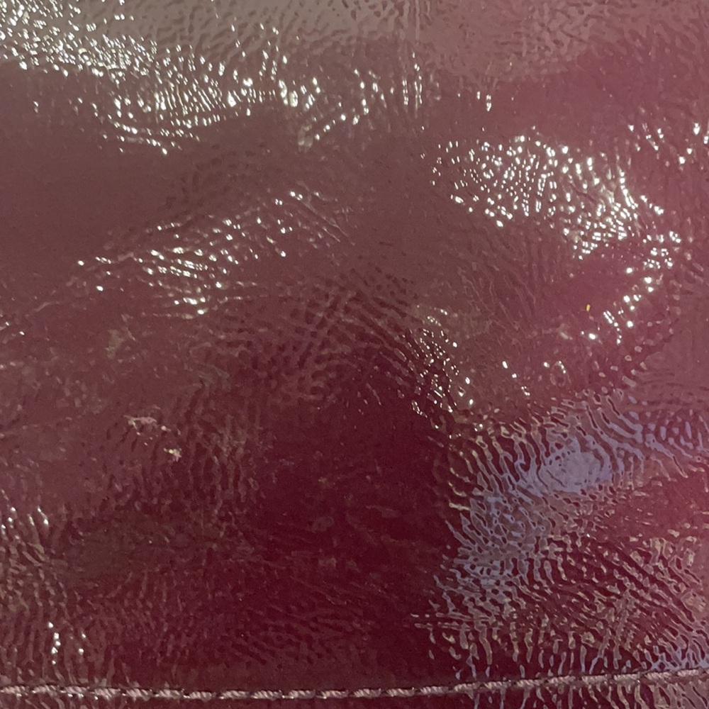 Y2K Coach Francine bag in purple patent leather - Picture 9 of 16